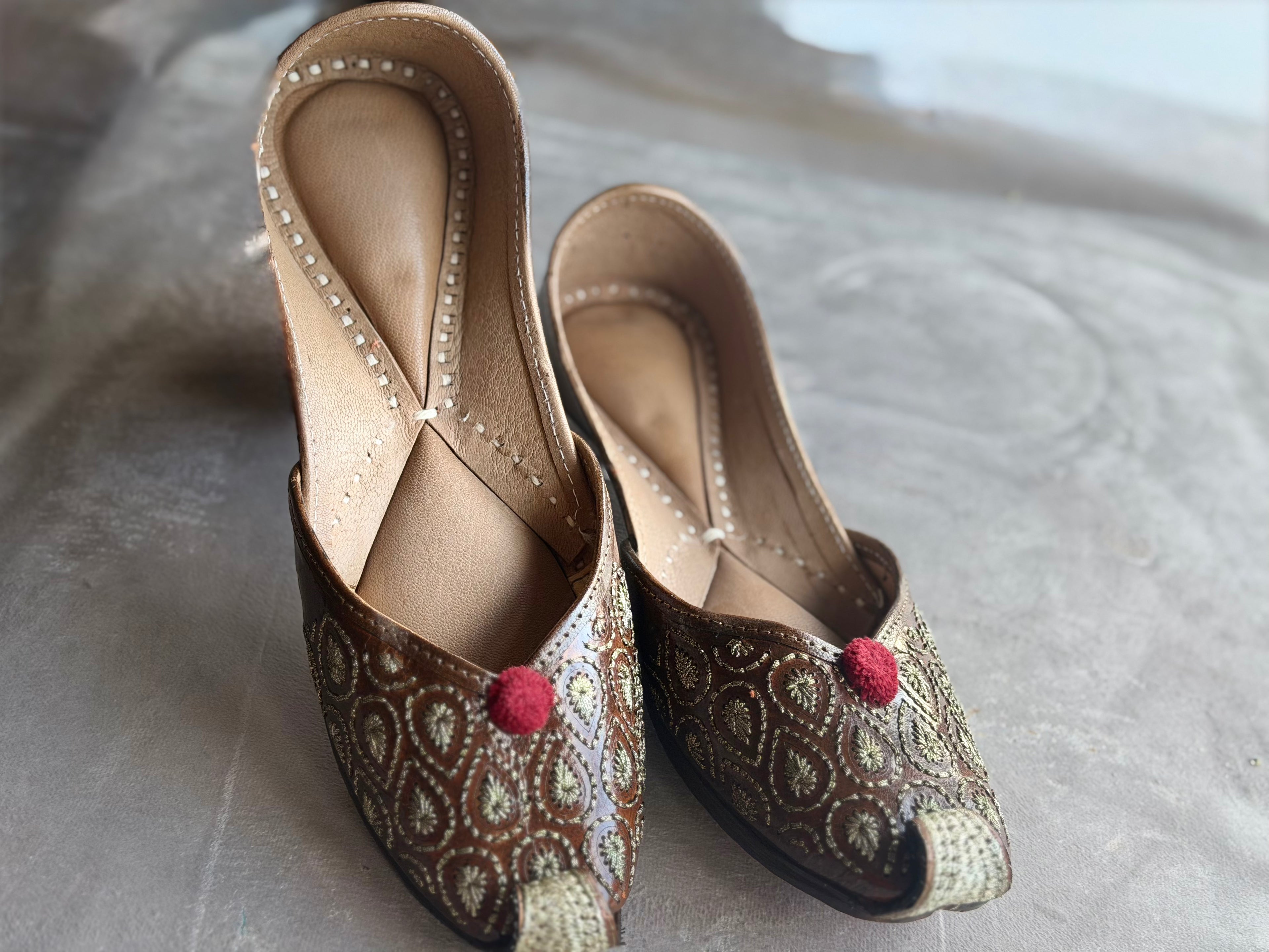 Pure Leather Punjabi Jutti | Traditional Khussa