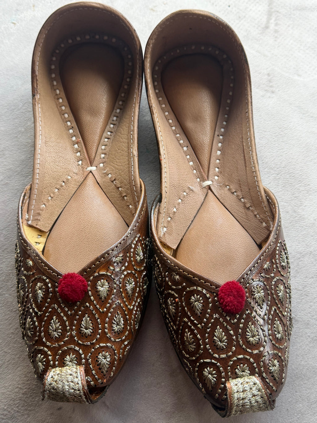 Pure Leather Punjabi Jutti | Traditional Khussa