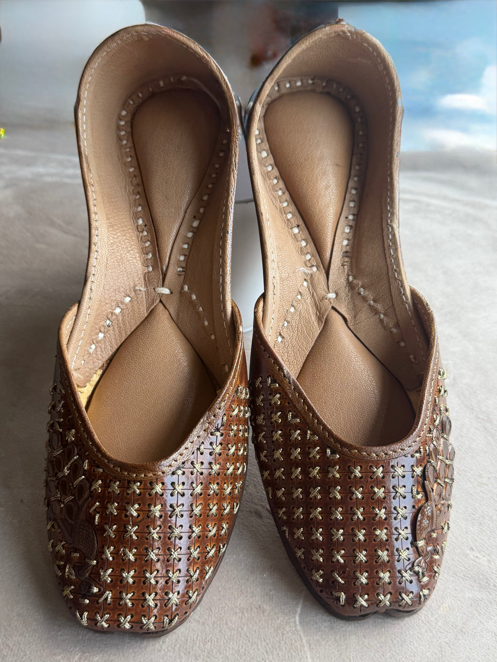 Pure Leather Punjabi Jutti | Traditional Khussa
